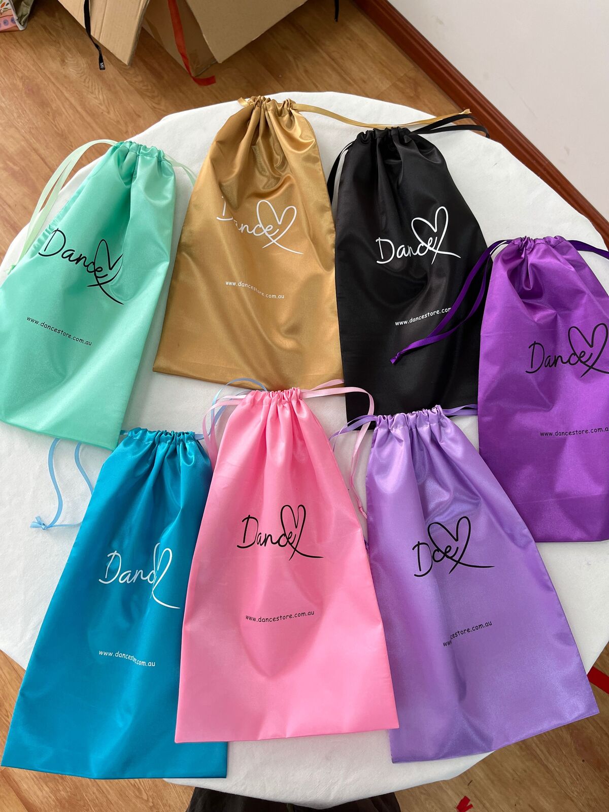 Dance Store Satin Shoe Bags Mad Ally