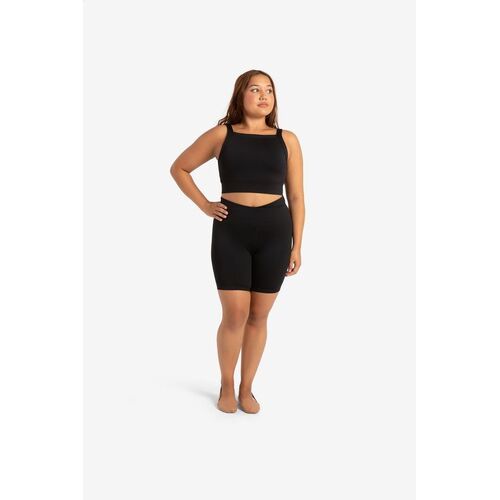 Capezio Couture Longline Bra Adult X- Small; Black