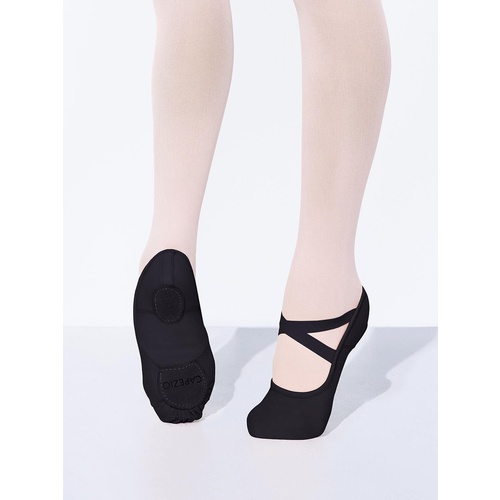 Capezio Hanami Ballet Shoes Canvas Child 1; Medium; Black