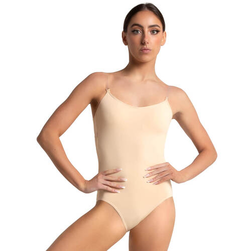 Capezio Camisole Leotard with BraTek Adult X- Large; Nude