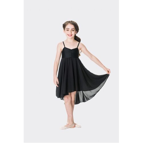 Studio 7 Princess Chiffon Dress Adult Large; Black