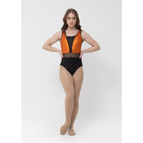 Studio 7 Samara Leotard Adult Small; Tangerine