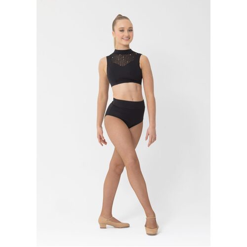 Studio 7 Broadway Crop Adult Small; Black