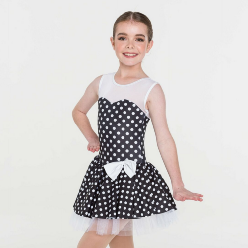 Studio 7 Polka Dot Princess Child Small; Black