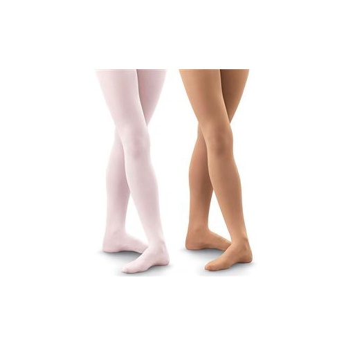 FIESTA DANCE BALLET TIGHTS - CHILDS FOOTED SKINTONE - SIZE 3 YEARS Pre-Sch  - NEW
