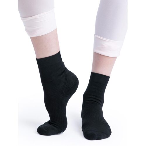 Capezio Lifeknit Sox Size X- Large; Black