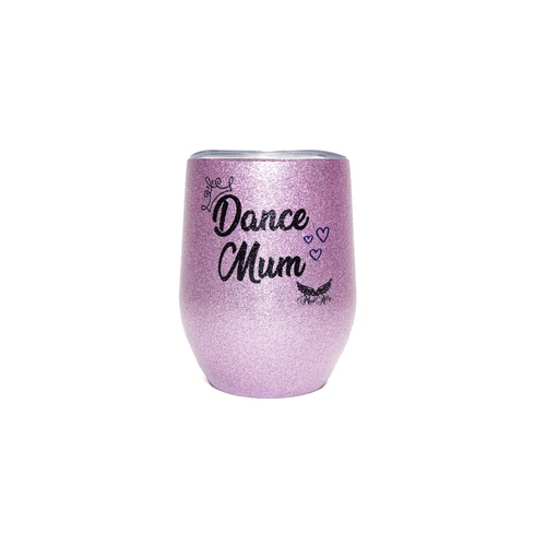 Mad Ally Glitter Mug - Dance Mum Pink