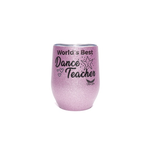 Mad Ally Glitter Mug - Dance Teacher Pink