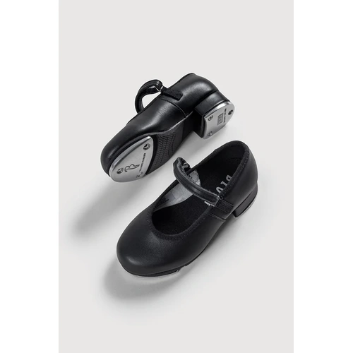 Bloch Tap-Time Petite Toddler Tap Shoes Child 6; Black