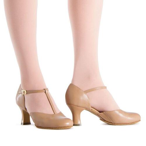 Bloch Splitflex Womens 64mm 2.5" Heel Adult 5.5; Tan