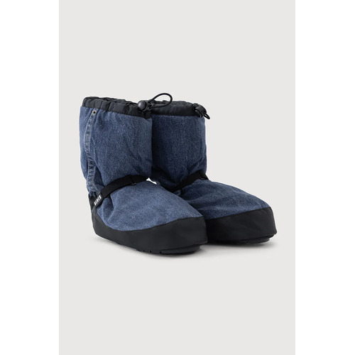 Bloch Adult Upcycled Denim Warm Up Booties; X- Small 