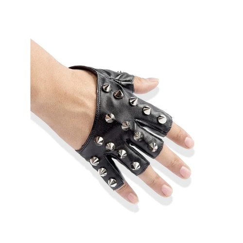 Dance Trendz Studded Glove; Black