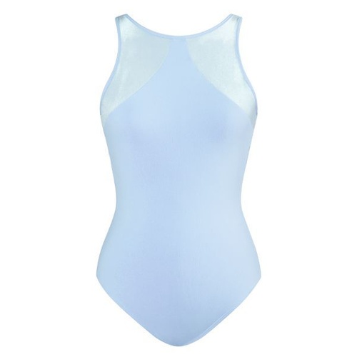 Energetiks Cassie Velvet Leotard Child Medium; Baby Blue