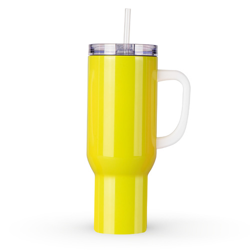 Mad Ally 40oz Tumbler; neon yellow