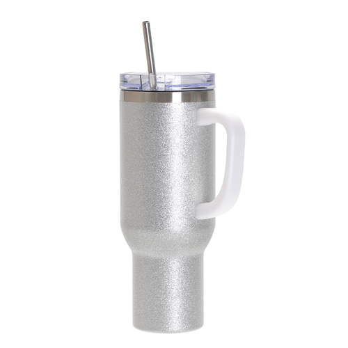 Mad Ally 40oz Tumbler Silver Glitter